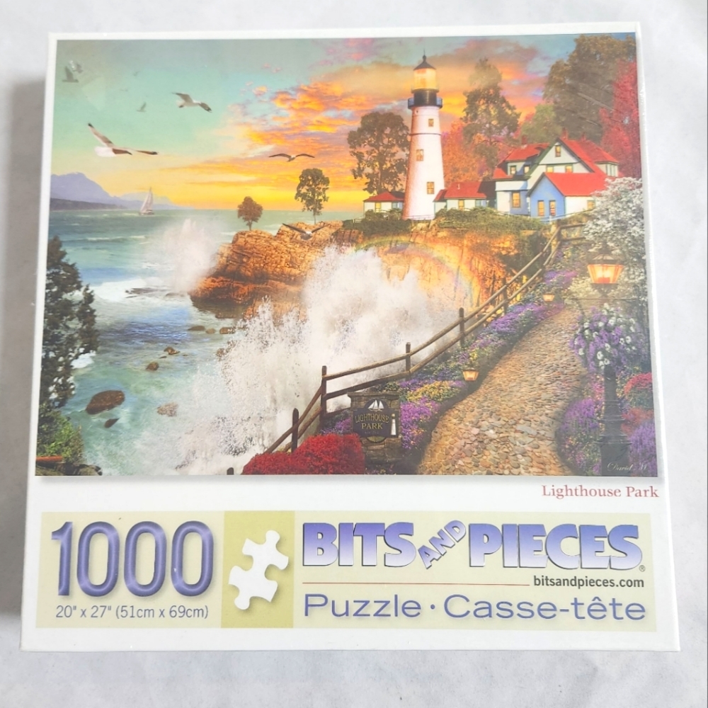 NEW Bits & Pieces Lighthouse Park Puzzle 1000 Pcs
